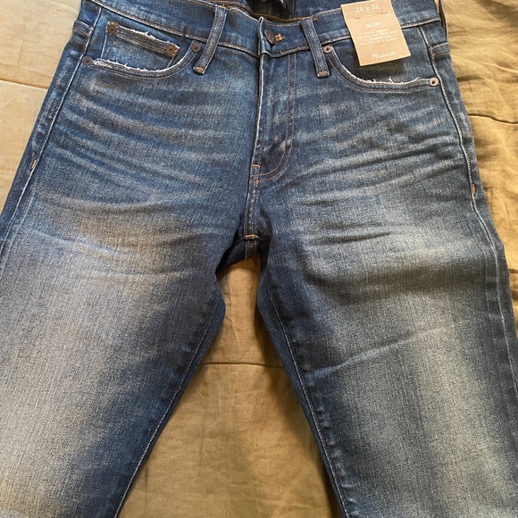 NWT Men’s Madewell Slim Jeans 28” x 32” - Picture 3 of 4